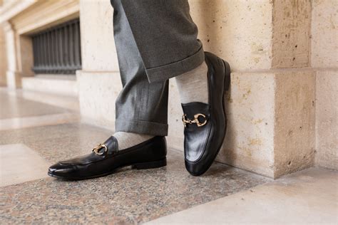 socks with gucci loafers|white socks with black loafers.